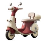 Motocicletă Electrică cu 3 Roti, Embo, Acumulator Încarcare, Anti-Rasturnare, Lumini, Sunete, Baterie 6V 7Ah, Telecomanda, 95x67x36cm, Rosu