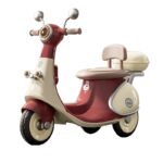 Motocicletă Electrică cu 3 Roti, Embo, Acumulator Încarcare, Anti-Rasturnare, Lumini, Sunete, Baterie 6V 7Ah, Telecomanda, 95x67x36cm, Rosu