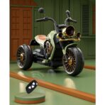 Motocicleta Electrica Embo, cu Acumulator,  Bluetooth, Sistem Anti-Rasturnare, Sistem de Lumini si Sunet, 1-8 Ani, 93 x 48 x 63 cm, Verde - imagine 2