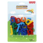 Set 26 Litere, Embo, Magnetice, pentru Frigider, din Plastic, +3 Ani, 13 x 18 x 14 cm, Multicolor