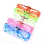 Ochelari de Petrecere cu LED, Embo, Model Neon, din Plastic, 3 Moduri de Iluminat, Marime Universala, Multicolor