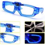 Ochelari de Petrecere cu LED, Embo, Model Neon, din Plastic, 3 Moduri de Iluminat, Marime Universala, Multicolor - imagine 8