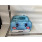 Geantă Frigorifică, Embo, cu Desene Animat 3D, Portabilă pentru Copii, de Prânz, din Pânză Oxford, 27.5x18x20 cm, Model Balena, Albastru - imagine 2