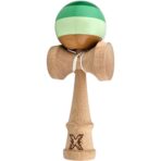 Kendama X Originala, Profesionala, Embo, Super Sticky din Lemn, 18 cm, Verde Mix - imagine 4