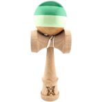 Kendama X Originala, Profesionala, Embo, Super Sticky din Lemn, 18 cm, Verde Mix