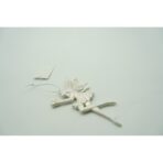 Ornament brad de Craciun, Perlat, in forma de Inger, 8 cm x 14 cm, Plastic, Embo - imagine 10