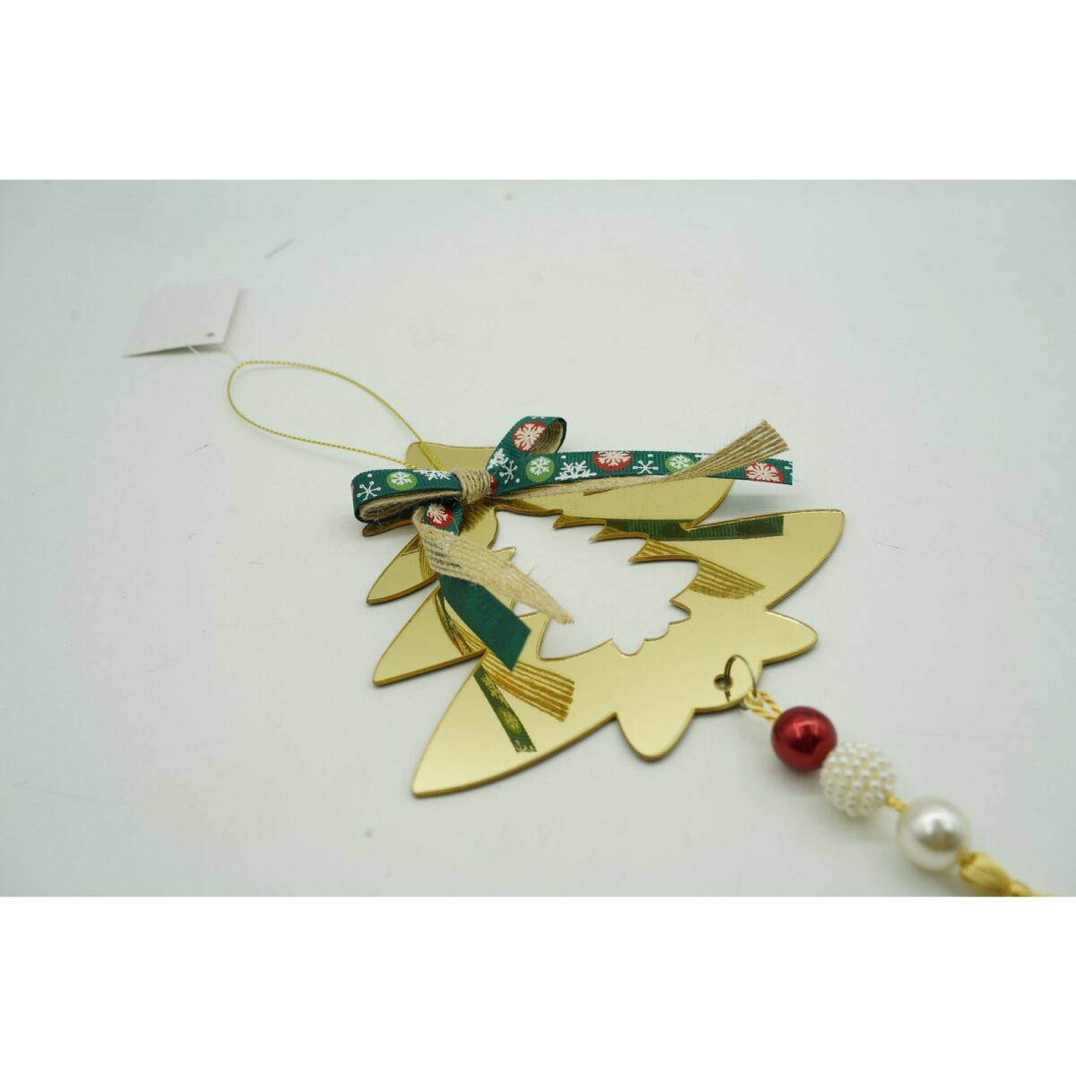 Ornament brad, Embo, Brad, Auriu, Lucios, 14*26CM, Acril, Interior/ Exterior - imagine 5