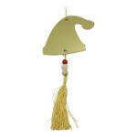 Ornament brad, Embo, Caciulita, Auriu, Lucios, 8*25CM, Acril, Interior/ Exterior