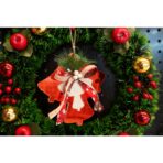 Ornament brad, Embo, Clopotei, Rosu, Lucios, 15*15CM, Acril, Interior/ Exterior - imagine 5