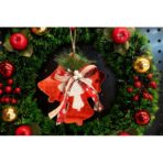 Ornament brad, Embo, Clopotei, Rosu, Lucios, 15*15CM, Acril, Interior/ Exterior - imagine 10