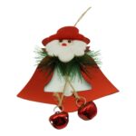 Ornament brad, Embo, Clopotel, Rosu, Lucios, 15*20CM, Acril, Interior/ Exterior