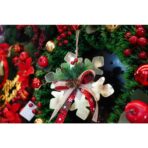 Ornament brad, Embo, Fulg de nea, Auriu, Lucios, 16*16CM, Acril, Interior/ Exterior - imagine 3