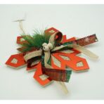 Ornament brad, Embo, Fulg de nea, Rosu, Lucios, 15*15CM, Acril, Interior/ Exterior - imagine 10