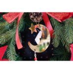 Ornament brad, Embo, Luna, Auriu, Lucios, 10*25CM, Acril, Interior/ Exterior - imagine 2