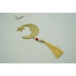 Ornament brad, Embo, Luna, Auriu, Lucios, 10*25CM, Acril, Interior/ Exterior - imagine 5