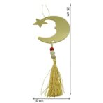 Ornament brad, Embo, Luna, Auriu, Lucios, 10*25CM, Acril, Interior/ Exterior - imagine 11