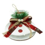 Ornament brad, Embo, Om de zapada, Argintiu, Lucios, 14*17CM, Acril, Interior/ Exterior