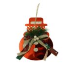Ornament brad, Embo, Om de zapada, Rosu, Lucios, 14*17CM, Acril, Interior/ Exterior