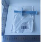 Periuta de Dinti din Silicon pentru Bebelusi, Embo, fara BPA, 360 Grade, Bariera Anti-Inghitire, Maner Ergonomic, 12.5 x 15 cm, Albastru - imagine 3