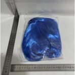 Peruca Cosplay, Embo, Tunsoare Bob cu Breton, pentru Carnaval, Halloween, Petreceri Tematice, din PET, Marime Universala, Albastru - imagine 2