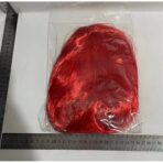 Peruca Cosplay, Embo, Tunsoare Bob cu Breton, pentru Carnaval, Halloween, Petreceri Tematice, din PET, Marime Universala, Rosu - imagine 4