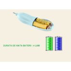 Pila Electrica Unghii pentru Bebelusi, Embo, 6 Piese, 15 x 4.5 x 3 cm, Silentios, 0-3 Ani, 4 Trepte de Viteza, Albastru - imagine 6
