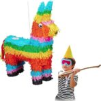 Pinata Magarus pentru Petrecere, Embo, Pinata din Hartie si Carton, Pinata pentru Copii, 50 x 35 x 10 cm, Multicolor - imagine 4