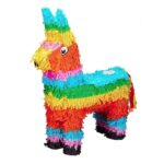 Pinata Magarus pentru Petrecere, Embo, Pinata din Hartie si Carton, Pinata pentru Copii, 50 x 35 x 10 cm, Multicolor
