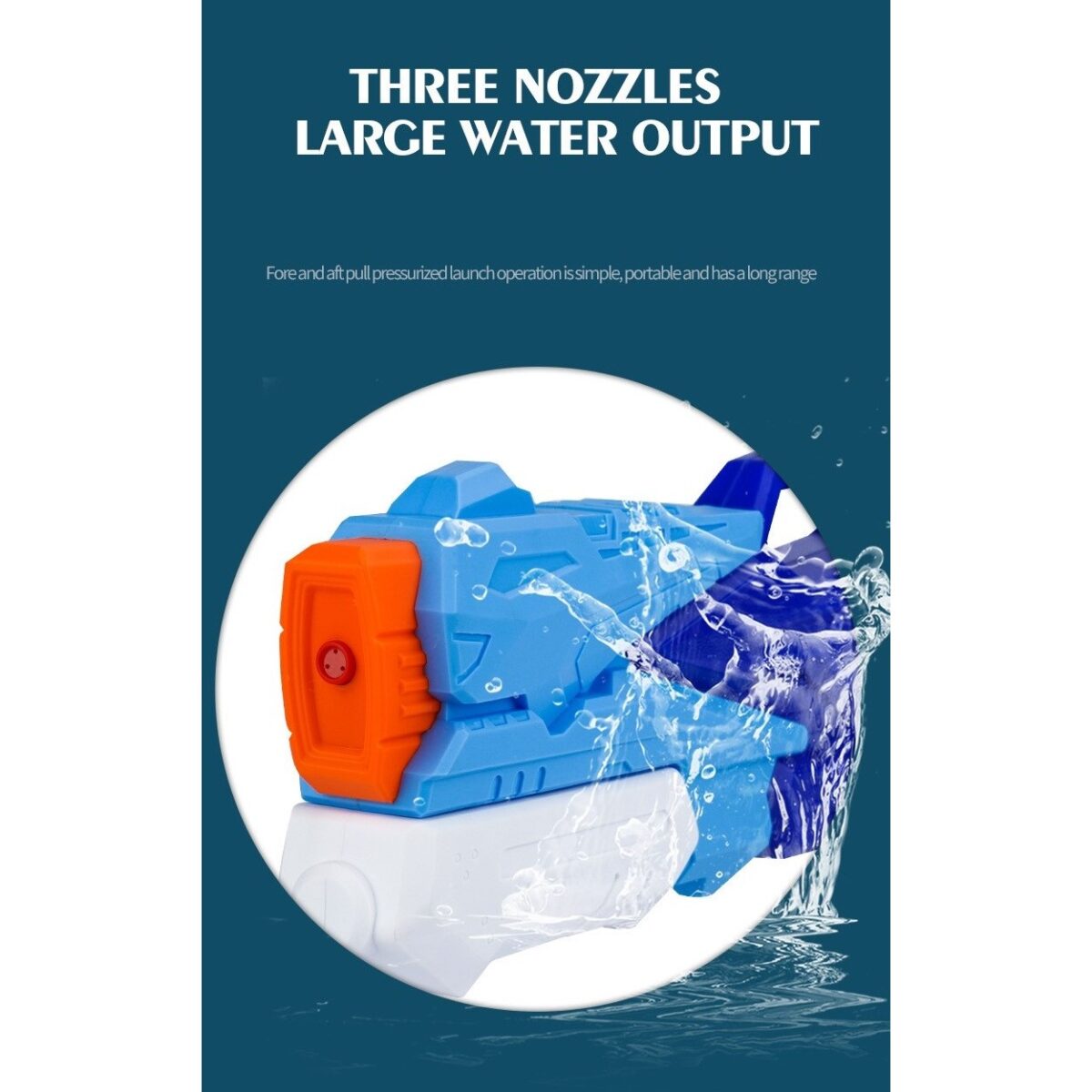 pistol-cu-apa-pentru-copii-rezervor-pentru-piscina-plaja-flippy-6ani-3-duze-albastru-770ml-63f487483d2cb Jucarie de apa pentru copii, Rezervor, Pentru Piscina/Plaja, Embo, 6ani+, 3 duze, Albastru, 770ML - imagine 3