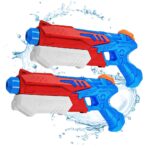 Jucarie de apa pentru copii, Rezervor, Pentru Piscina/Plaja, Embo, 6ani+, Albastru deschis/Rosu, 300ML - imagine 2