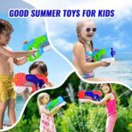 Jucarie de apa pentru copii, Rezervor, Pentru Piscina/Plaja, Embo, 6ani+, Roz/Albastru, 550ML - imagine 4