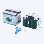 Pompa Electrica de Umflat Baloane, Embo, cu Doua Iesiri, Accesorii Incluse, 220V, Putere 600W, Accesorii petrecere, Verde - imagine 3