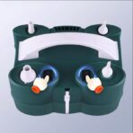 Pompa Electrica de Umflat Baloane, Embo, cu Doua Iesiri, Accesorii Incluse, 220V, Putere 600W, Accesorii petrecere, Verde - imagine 4