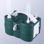 Pompa Electrica de Umflat Baloane, Embo, cu Doua Iesiri, Accesorii Incluse, 220V, Putere 600W, Accesorii petrecere, Verde - imagine 5