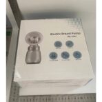 Pompa de San Electrica 2 in 1, Embo, cu 2 Biberoane, Capacitate 180 ml, Incarcare USB Tip C, 1200 mAh, 2 Moduri, 9 Viteze, Roz Transparent - imagine 2