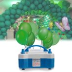 Pompa Electrica Pentru Umflat Baloane, 700 W, Doua Capete de Umflat, din Plastic, Albastru - imagine 2