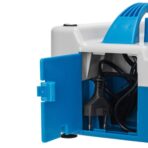 Pompa Electrica Pentru Umflat Baloane, 700 W, Doua Capete de Umflat, din Plastic, Albastru - imagine 3