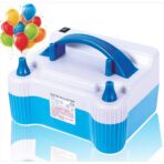 Pompa Electrica Pentru Umflat Baloane, 700 W, Doua Capete de Umflat, din Plastic, Albastru - imagine 4