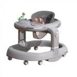 Premergator 4in1, Embo, Antemergator, Balansoar, Scaun de Masa, Functie Muzicala, din ABS, Roti Universale, Inaltime Reglabila, Sistem Antirasturnare, Greutate Portanta 25 kg, +6 Luni, Gri