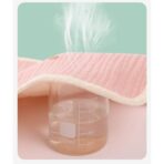 Prosop Absorbant, Embo, din Bumbac, 25 x 25 cm, Model Cirese, cu Agatatoare, Roz - imagine 3