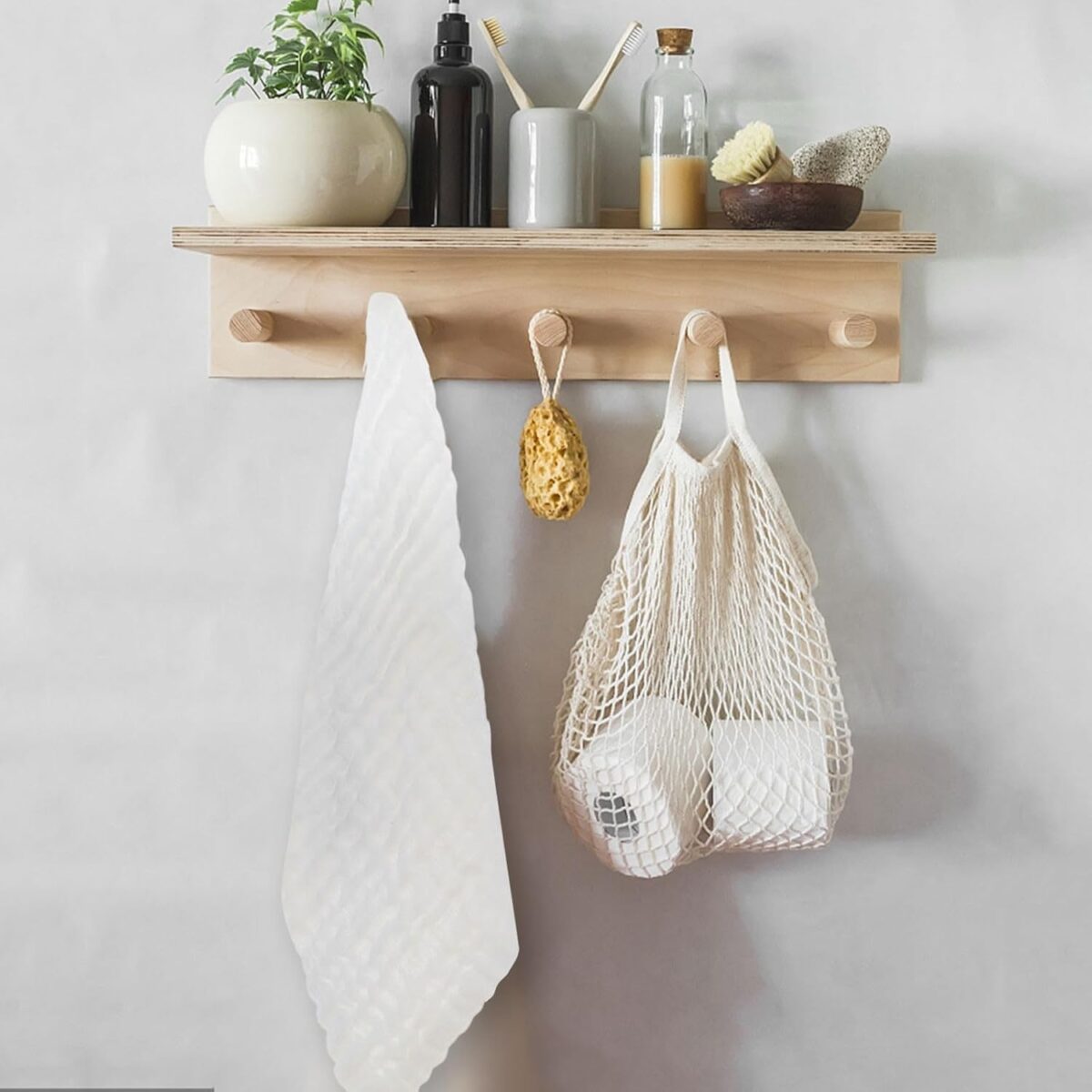 Prosop Absorbant, Embo, din Bumbac, 6 Straturi, 30 x 30 cm, Alb - imagine 2
