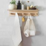 Prosop Absorbant, Embo, din Bumbac, 6 Straturi, 30 x 30 cm, Alb - imagine 2