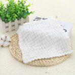 Prosop Absorbant, Embo, din Bumbac, 6 Straturi, 30 x 30 cm, Alb - imagine 3