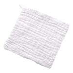 Prosop Absorbant, Embo, din Bumbac, 6 Straturi, 30 x 30 cm, Alb