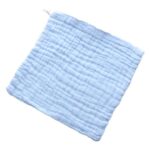 Prosop Absorbant, Embo, din Bumbac, 6 Straturi, 30 x 30 cm, Albastru