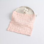 Prosop Absorbant, Embo, din Bumbac, 6 Straturi, 30 x 30 cm, Roz - imagine 6