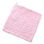 Prosop Absorbant, Embo, din Bumbac, 6 Straturi, 30 x 30 cm, Roz