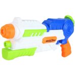 Pistol cu Apa pentru Copii, Rezervor, Pentru Piscina/Plaja, Embo, 6ani+, Albastru/Multicolor, 1000ML