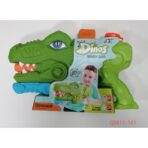 Pistol cu Apa pentru Copii, Rezervor, Pentru Piscina/Plaja, Embo, 6ani+, Tiranozaur, 3 duze, Verde, 1440ML - imagine 7