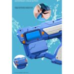 Jucarie de apa pentru copii, Rezervor 600ml, Embo, 14ani+, cu baterie 1500mAh, Electric Burst, Albastru/Verde, 800ML - imagine 7